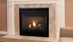 Superior DRT3040 40' Top/Rear Vent Fireplace With Aged Oak Logs - Electronic Ignition