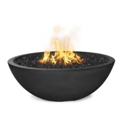 The Outdoor Plus 48 Inch Sedona GFRC Narrow Ledge Fire Pit - Match Lit Ignition