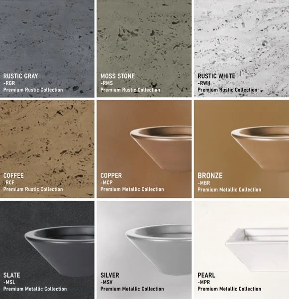 The Outdoor Plus 54 Inch Florence Concrete Fire Pit - 12V Electronic Ignition 5 The Outdoor Plus 54 Inch Florence Concrete Fire Pit - 12V Electronic Ignition - Image 3