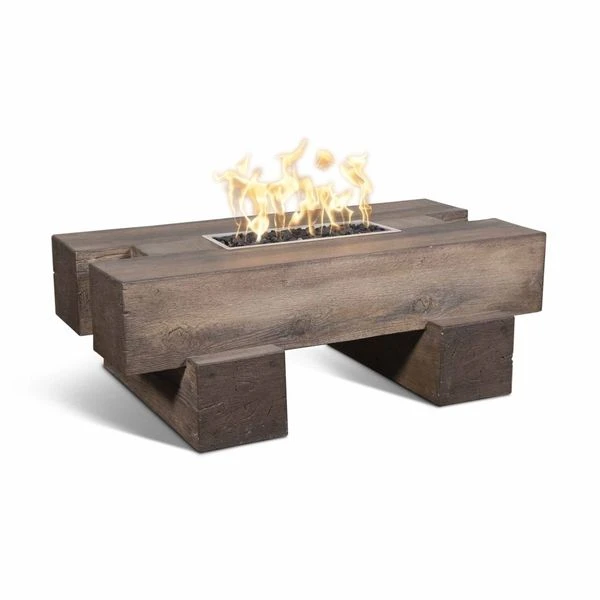 The Outdoor Plus 60 Inch Palo Wood Grain GFRC Gas Fire Pit 3 The Outdoor Plus 60 Inch Palo Wood Grain GFRC Gas Fire Pit