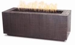 The Outdoor Plus 72 Inch Pismo Hammered Copper Gas Fire Pit