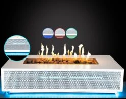 The Outdoor Plus 96 Inch Manila LED Powder Coat Steel Gas Fire Pit 15 The Outdoor Plus 96 Inch Manila LED Powder Coat Steel Gas Fire Pit -Fireplace Specialty Store the outdoor plus 96 inch manila led powder coat steel gas fire pit 13