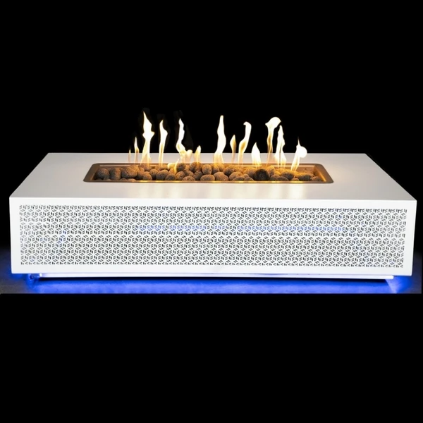 The Outdoor Plus 96 Inch Manila LED Powder Coat Steel Gas Fire Pit 8 The Outdoor Plus 96 Inch Manila LED Powder Coat Steel Gas Fire Pit - Image 6