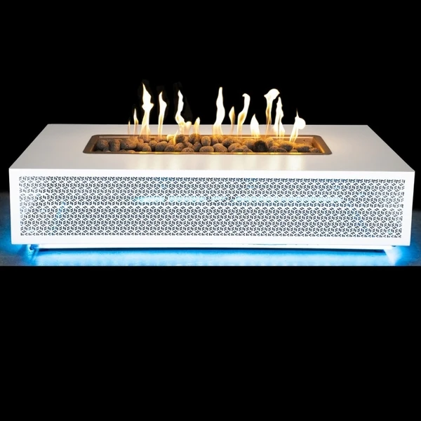 The Outdoor Plus 96 Inch Manila LED Powder Coat Steel Gas Fire Pit 9 The Outdoor Plus 96 Inch Manila LED Powder Coat Steel Gas Fire Pit - Image 7