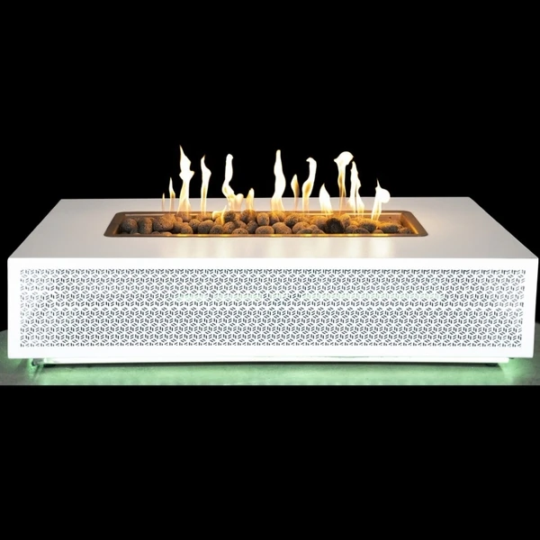 The Outdoor Plus 96 Inch Manila LED Powder Coat Steel Gas Fire Pit 10 The Outdoor Plus 96 Inch Manila LED Powder Coat Steel Gas Fire Pit - Image 8