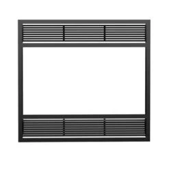 Valcourt Black Narrow Overlap Kit For Westmount Fireplaces
