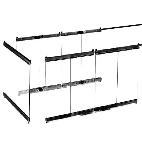 Superior/Vantage Hearth Black Cabinet Style Glass Door For Peninsula Woodburning Fireplaces 3 Superior/Vantage Hearth Black Cabinet Style Glass Door For Peninsula Woodburning Fireplaces