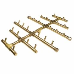 Warming Trends 18' X 24.25' Circular Tree-Style Brass Burner - 240,000 BTU