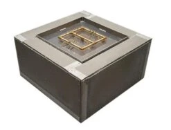 Warming Trends 48' X 48' Crossfire Square Brass Burner Ready-To-Finish Kit