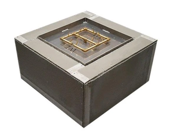 Warming Trends 54' X 54' Crossfire Square Brass Burner Ready-To-Finish Kit 3 Warming Trends 54' X 54' Crossfire Square Brass Burner Ready-To-Finish Kit