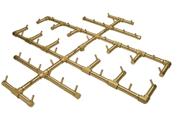 Warming Trends 60 Inch Crossfire Square Fire Pit Kit With Flex Line - 450,000 BTU 3 Warming Trends 60 Inch Crossfire Square Fire Pit Kit With Flex Line - 450,000 BTU