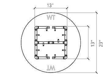 Warming Trends Universal Paver Kit For 23-25' Circular Opening 3 Warming Trends Universal Paver Kit For 23-25' Circular Opening