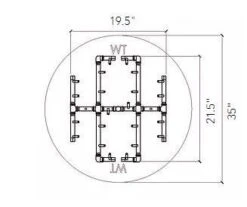 Warming Trends Universal Paver Kit For 35-37' Circular Opening